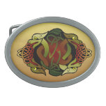 Ornement celtique de dragon boucle de ceinture