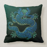 Ornement chinois de dragon oreillers