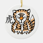 Ornement chinois de tigre de zodiaque