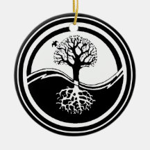 Ornement d'arbre de Yin Yang