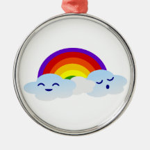 Ornement d'arc-en-ciel de Kawaii
