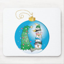 Ornement de Noël/Boules de Noël Tapis De Souris