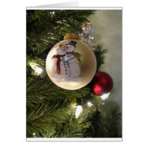 ornement de Noël Cartes De Vœux