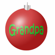 Ornement de Noël de grand-papa Photo En Découpe