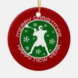 Ornement de Noël de lacrosse
