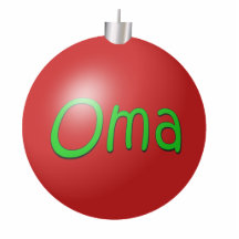 Ornement de Noël d'Oma Découpages En Acrylique