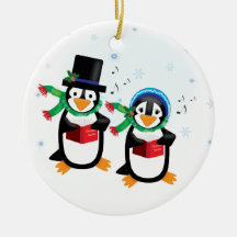 Ornement de pingouins de Caroling