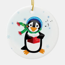 Ornement de pingouins de Caroling