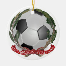 Ornement du football de football de l'Italie
