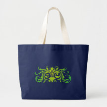 ornement florales floral sac en toile