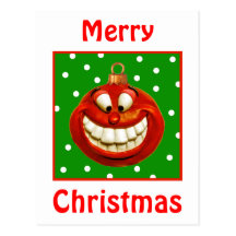 Ornement gai de Noël Carte Postale