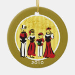 Ornement lunatique de Caroling de Noël