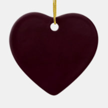 Ornement rouge de coeur