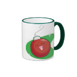 Ornement rouge mug