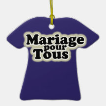 ornement tee-shirt  gay pride:mariage pour tous