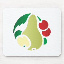 Ornement type de Deco poire pear Tapis De Souris