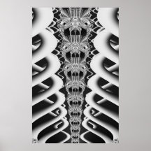 OS - affiche d'art de fractale