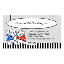Os Appetit d'affaires d'aliments pour animaux fami Carte De Visite
