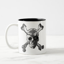 Os croisés de jolly roger tasse