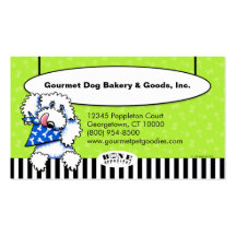 Os de chien Appetit ! Aliments pour animaux famili Cartes De Visite Professionnelles