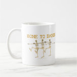 Os drôle de squelettes de danse pour danser la ban mugs à café