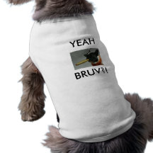 ouais pièce en t de chienchien de bruv manteaux pour chien
