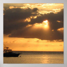 Oualie SunsetIV Affiche