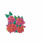 Ouatine d'art : Ketmies brodées par short de Joann chemises brodées