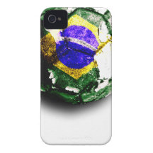 Oud football (Brazilië) iPhone 4 Case