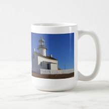 Oude vuurtoren koffie beker