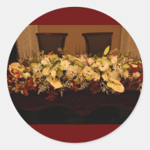 Our wedding　Ⅴ 丸形シールステッカー