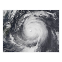 Ouragan Maemi dans l'océan pacifique occidental Photographie