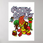 Ours de Bentley de châteaux de cristal d'Atari Affiche