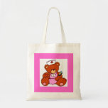 Ours de nounours uniforme rose d'infirmière sacs