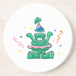 Ours de Parti Vert Dessous De Verres