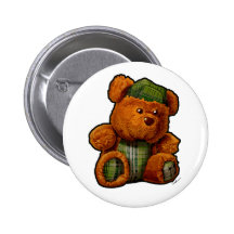 Ours en peluche badges avec agrafe