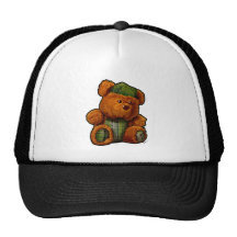 Ours en peluche casquettes