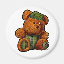 Ours en peluche magnets pour réfrigérateur