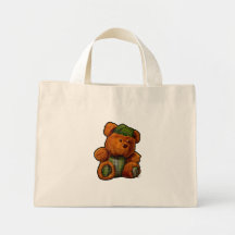 Ours en peluche sacs en toile