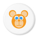ours orange aimants pour réfrigérateur