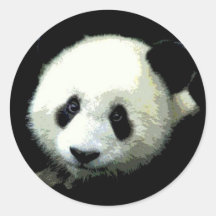 Ours panda autocollants