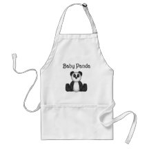 Ours panda tablier