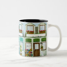 Outre de pour lancer la tasse sur le marché