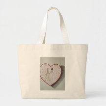 Ouvrez l'amour sacs en toile