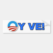 OY VE! BUMPERSTICKER