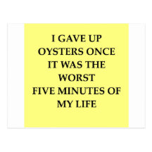 OYSTERS.jpg Carte Postale