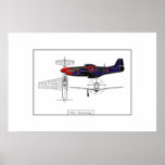P51 Mustang 01 Posters