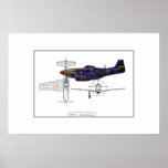 P51 Mustang Poster