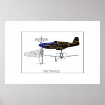P51 Mustang Posters