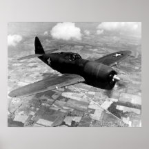 P-47D blikseminslag Poster